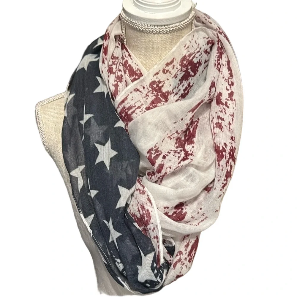 Pier 1 Imports Infinity Flag Scarf